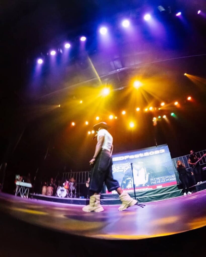 Zed1st performing at Zedfest 2023