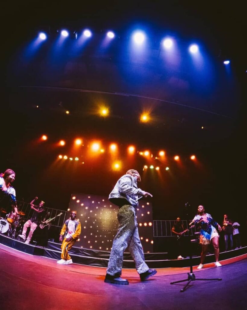 Zed1st delivering a high-energy performance at ZedFEST 2023