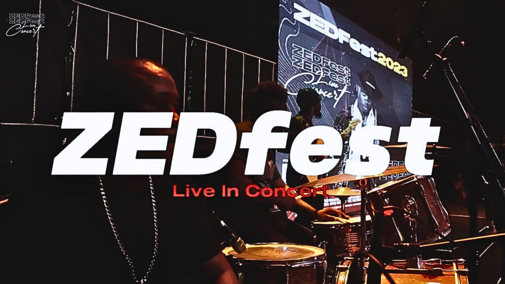 Drum ensemble performing at ZedFEST 2023